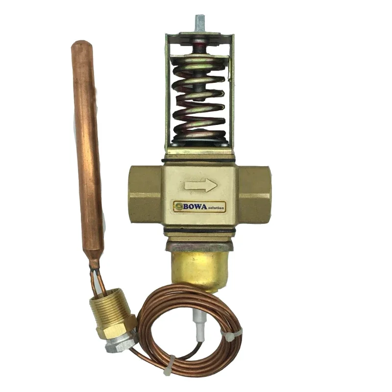 

G3/4" BSP thermo. operated water valves are used for proportional regulation of flow quantity depending on the setting & sensor