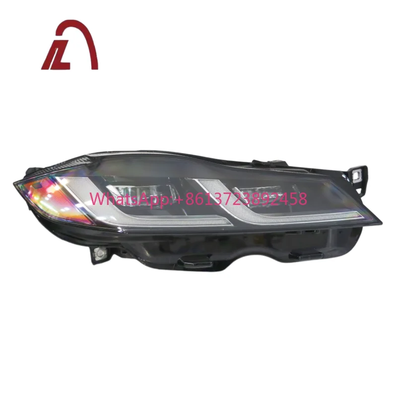 US Spec for Jaguar X260 XF XFL 2016-2020 LED Headlight Lens Double DRL Amber Reflector Plug & Play