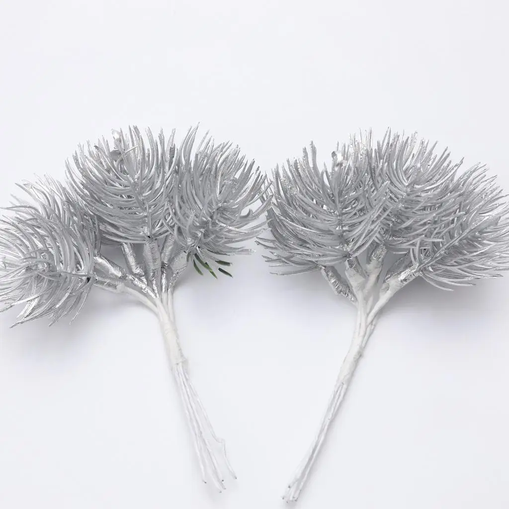 Artificial Pine Leaves Bunch Decoration Plants Garland for Autumn Home Christmas Party DIY Wedding Decor