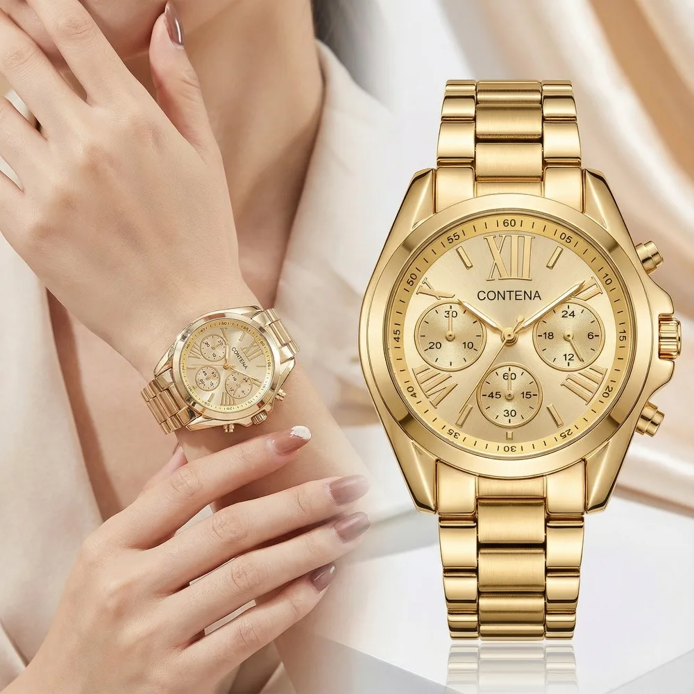 

Новые женские часы, роскошные кварцевые наручные часы из нержавеющей стали со стразами, элегантные женские часы, montre femme