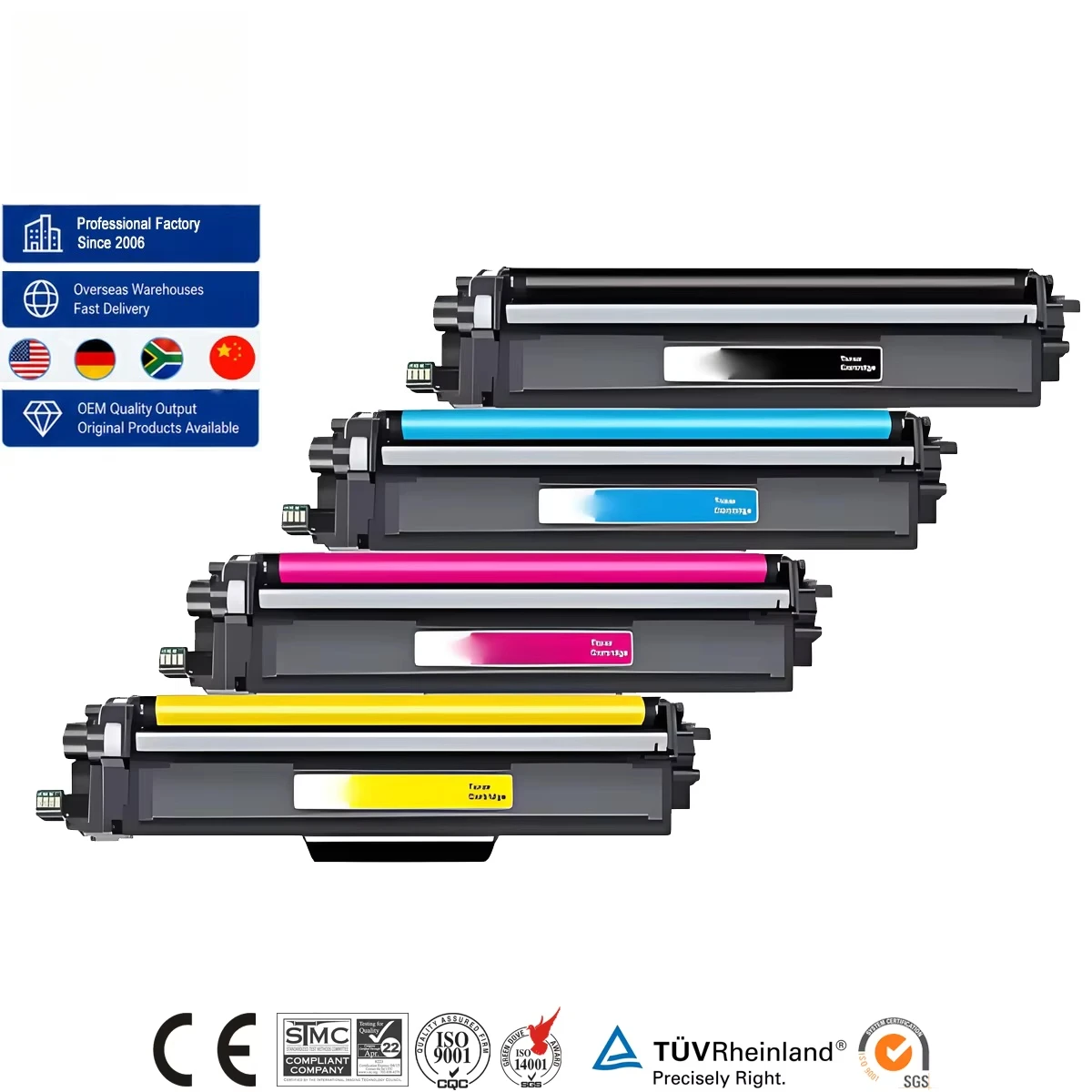 IBEST Toner Factory Compatible Brother TN233 TN237 Toner Cartridge Compatible for Brother HL-L3210CW HL-L3230CW DCP-L3551CDW