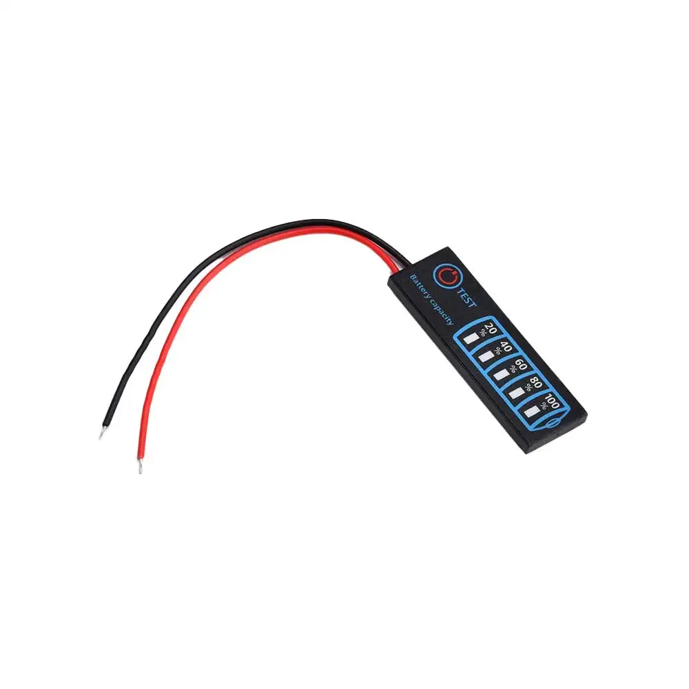 2S-8S DC5V-30V Lithium-Batterie Li-Po Li-Ion Kapazitätsanzeige-Platine, Leistungsanzeige, Lade- und LED-Tester für 18650-Batterien – Detail 11