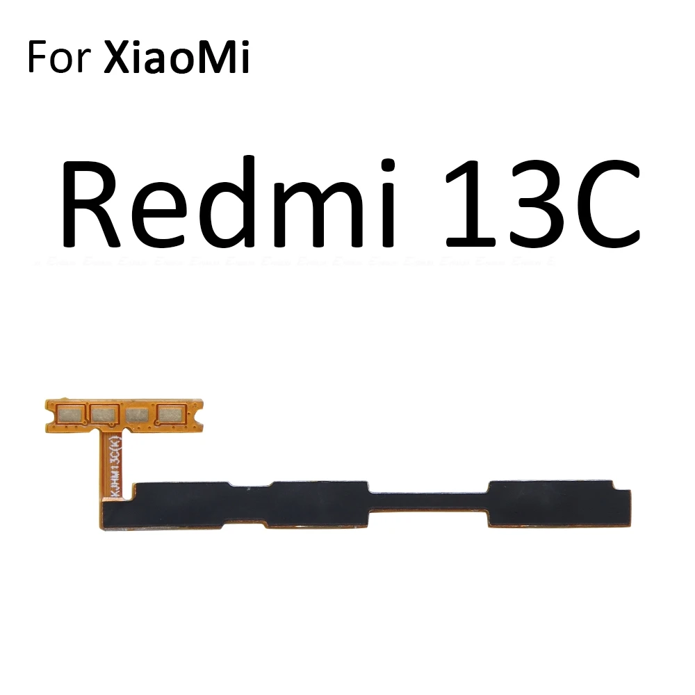 كتم التبديل مفتاح الطاقة على إيقاف حجم زر التحكم الكابلات المرنة ل Xiaomi Redmi 12 12C 13 13C 13R 14C 14R A3x A1 A2 A3 Plus Pro