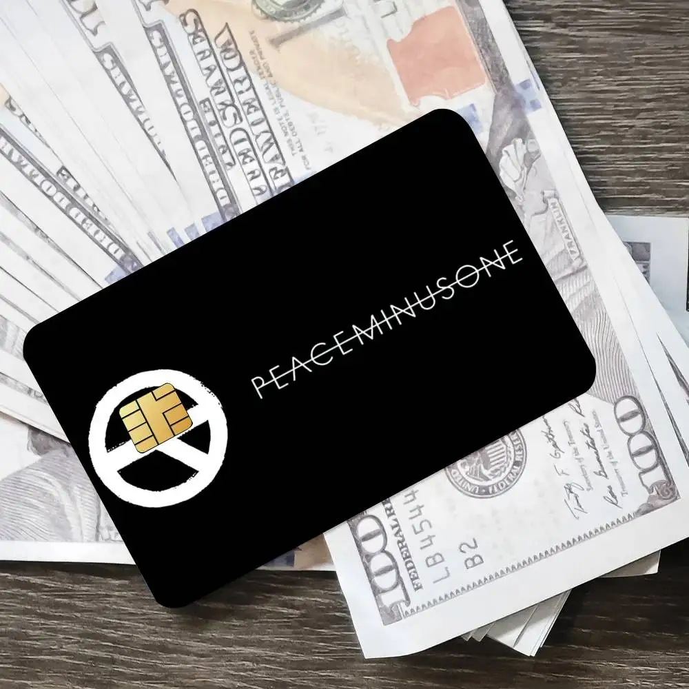 الأزياء الفن P-Peaceminusone بارد المشارك الائتمان الجلد غطاء بطاقة ملصقات 4 قطعة فيلم حافلة تمرير الجبهة الديكور البنك الخصم #4
