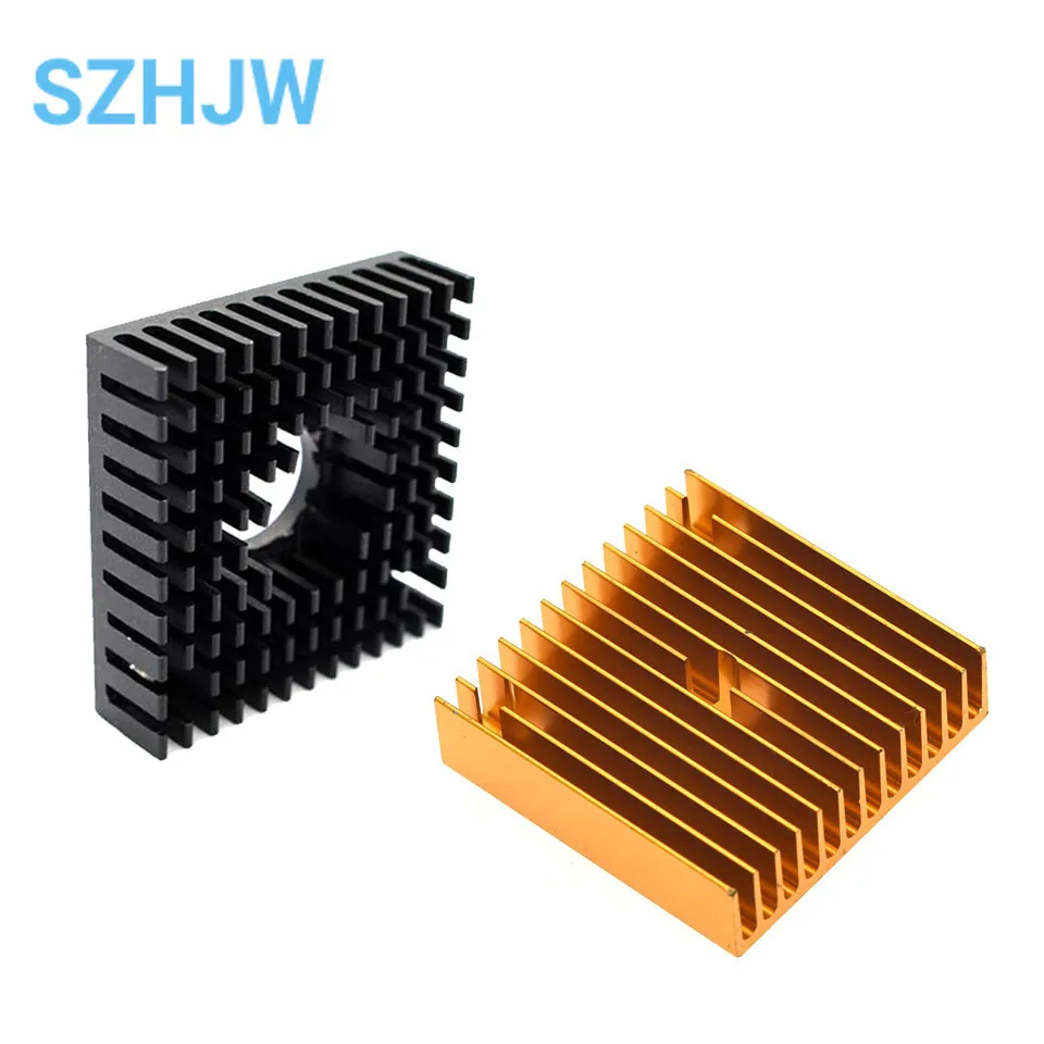 MK7/MK8 Extruder Heat Sink 40*40*11MM Black Gold 3d Printer Accessories