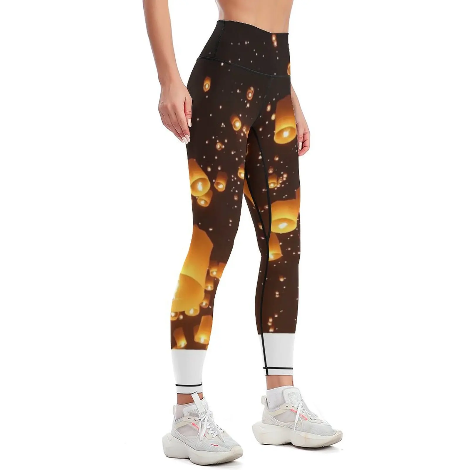 Floating Lanterns Leggings Women's sports pants sporty woman gym Legging sexy woman for physical Womens Leggings