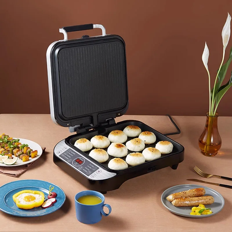 LR-FD431 صينية خبز الشواء الكهربائية المنزلية، قابلة للفصل والغسل، صينية خبز مربعة، ماكينة شواء #5