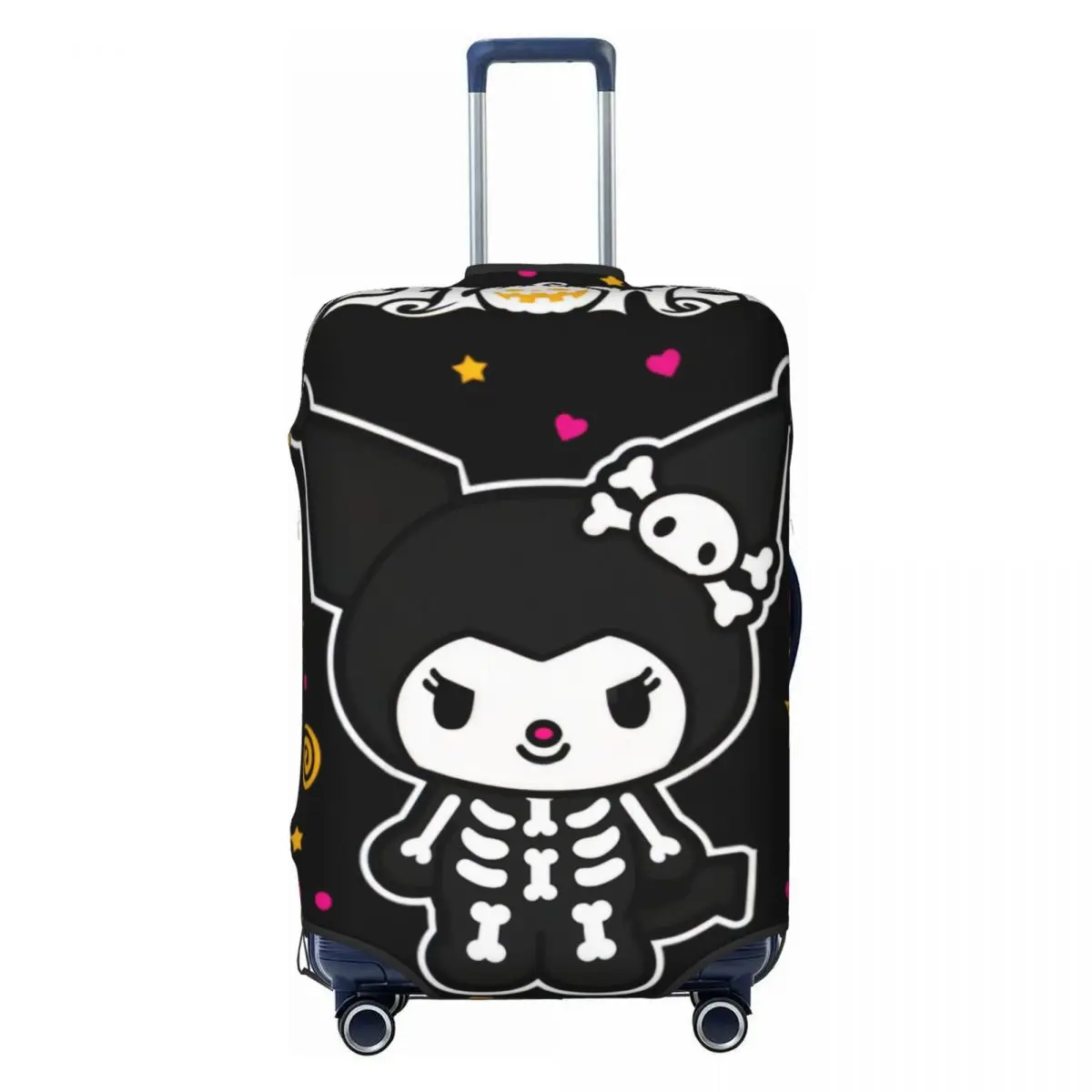 

Cute Halloween Kuromi Luggage Cover Protector Elastic Cartoon Rabbit Travel Suitcase Covers