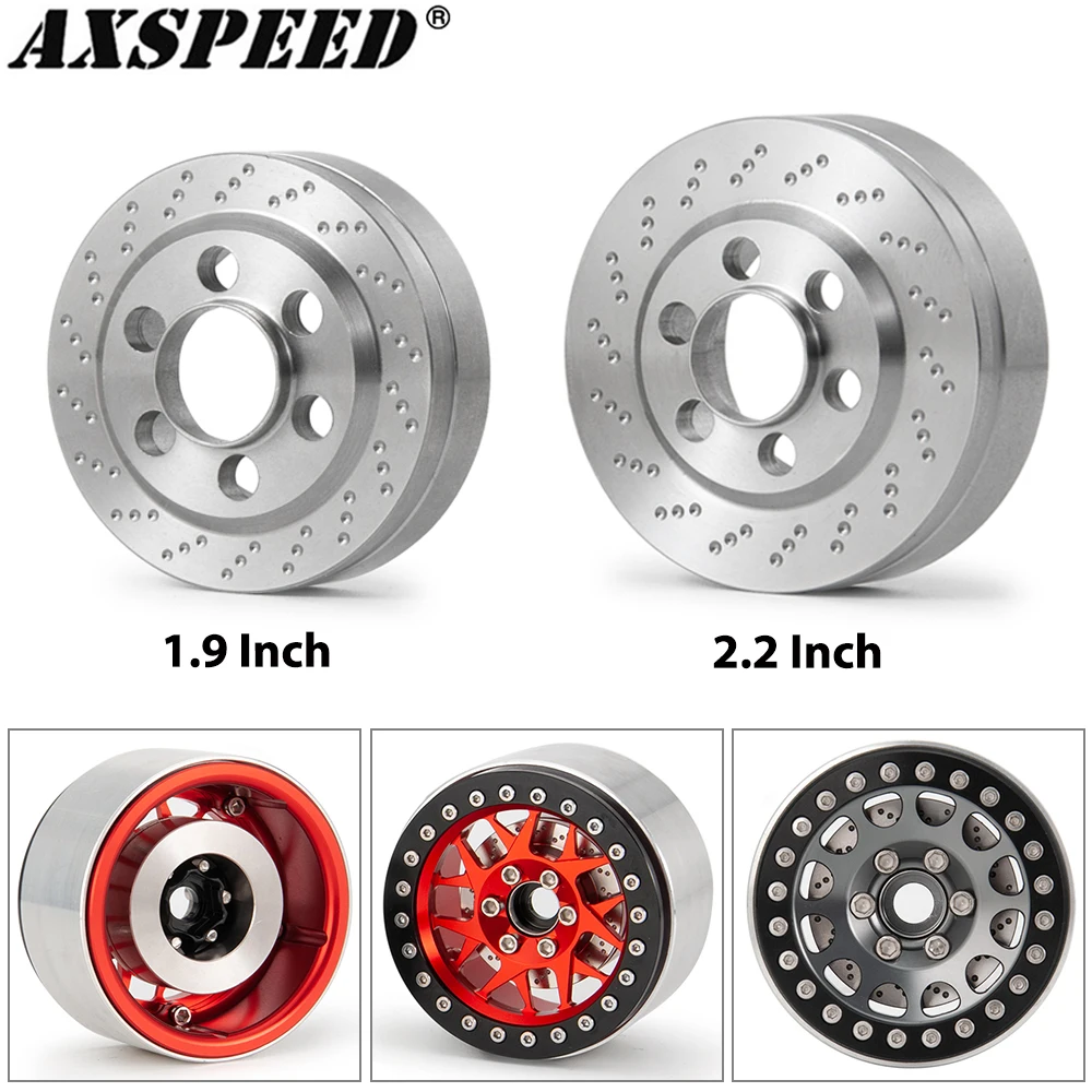 AXSPEED Internal Counterweight Ring Insert for 1.9 2.2 inch Wheel Rims Axial SCX10 D90 TRX4 TRX6 VS4-10 RC Crawler Car