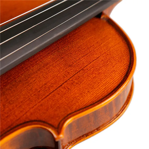 

Premium 4/4 Full Size Art Flame Acoustic Violin High Quality Plywood Stringed Instrument For Student Practice Playing