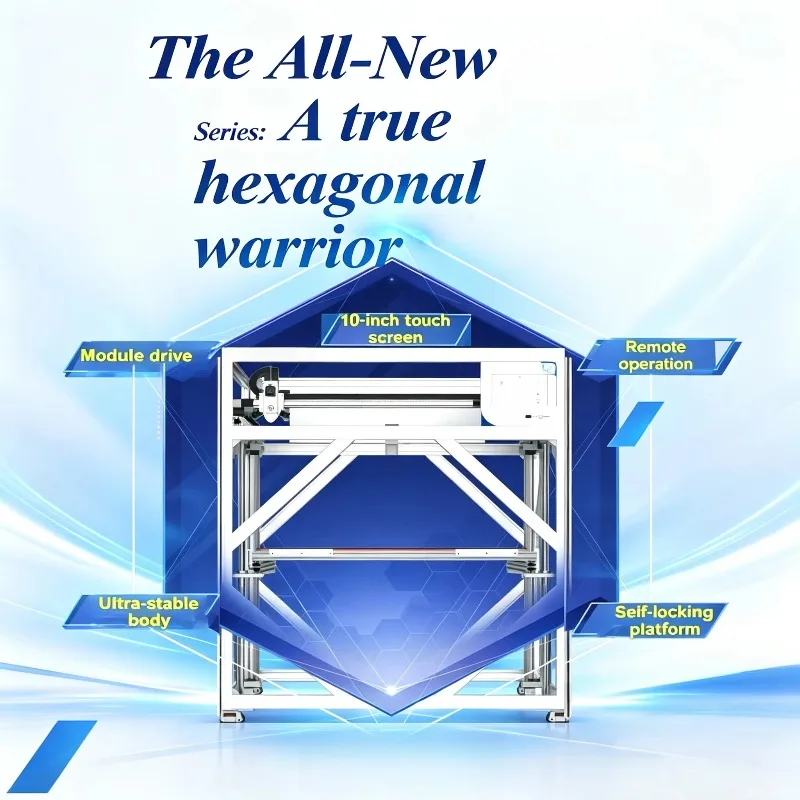 Constant Temperature Fully Enclosed 3D Printer Industrial Dual Extruder With Auto Leveling And Water Cooling System