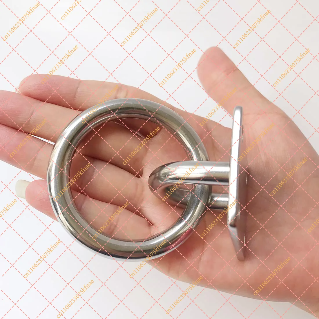 304 Stainless Steel U Shape Eye Plate Hook Hammock Hanging Loop Sail Shade Wall Ceiling Hardware