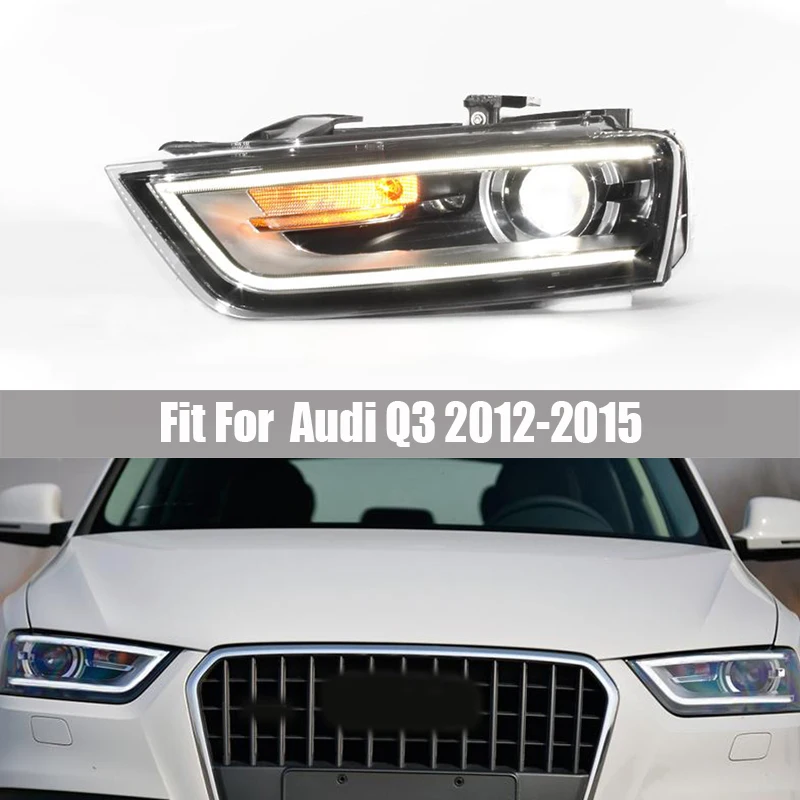 Headlamp Assembly Applicable to Audi Q3 2012 2013 2014 2015 LED high configuration xenon headlamp LED daytime running lamp