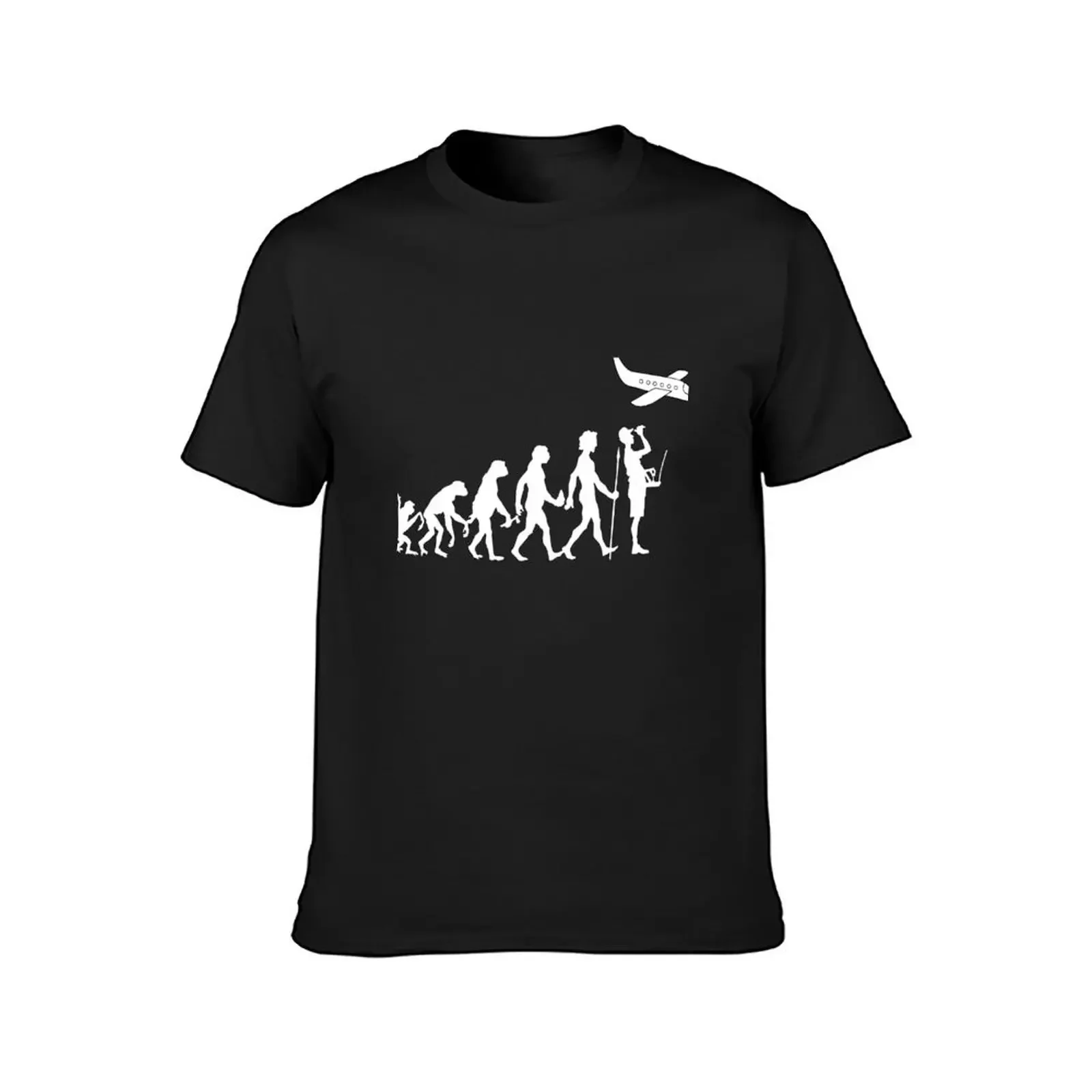 Evolution of a Pilot T-Shirt quick drying Blouse anime stuff shirts graphic tee mens t shirt graphic