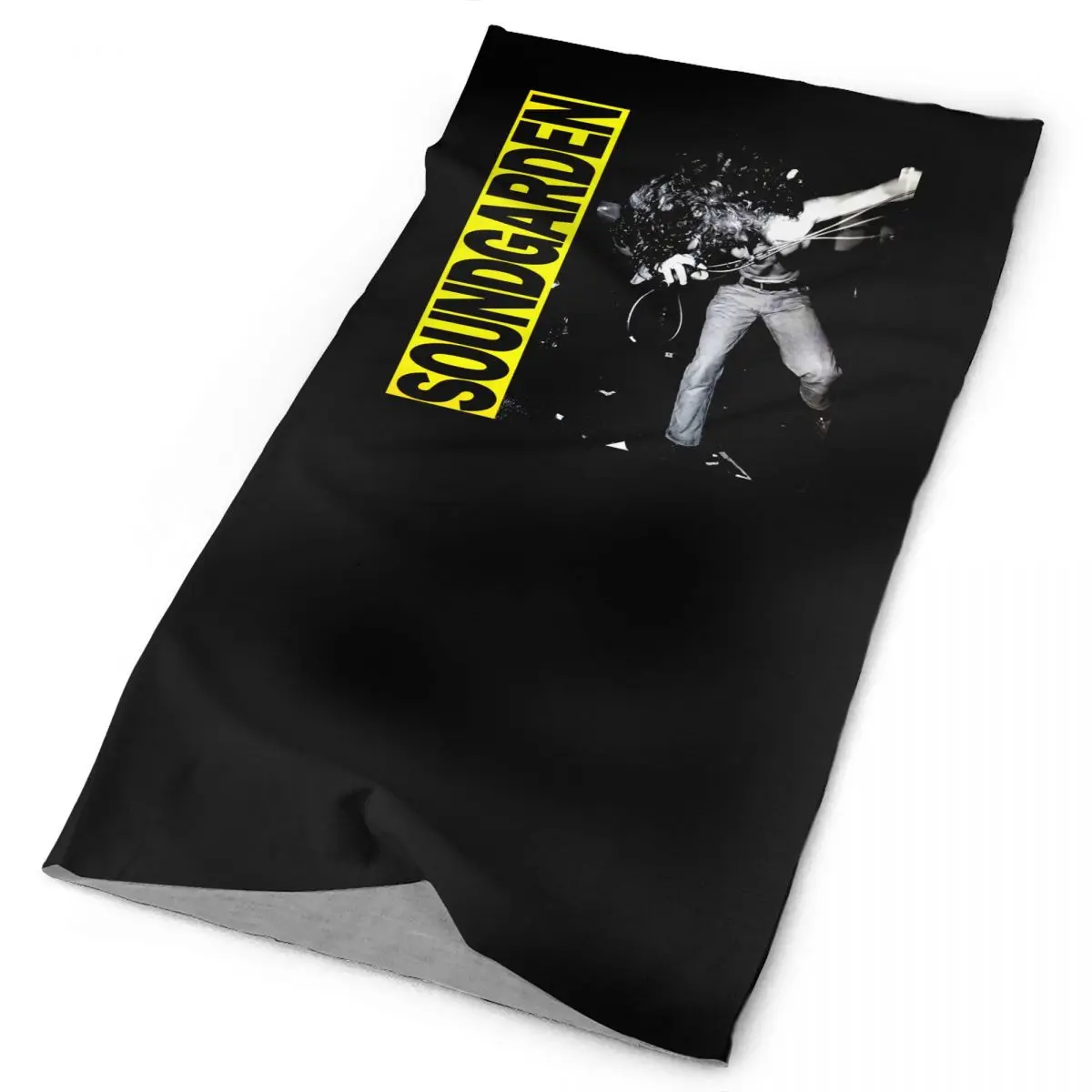 Metal Rock Band Neck Gaiter para esportes ao ar livre, música Bandana, máscara facial Soundgarden Grunge, cachecol de corrida ao ar livre, verão