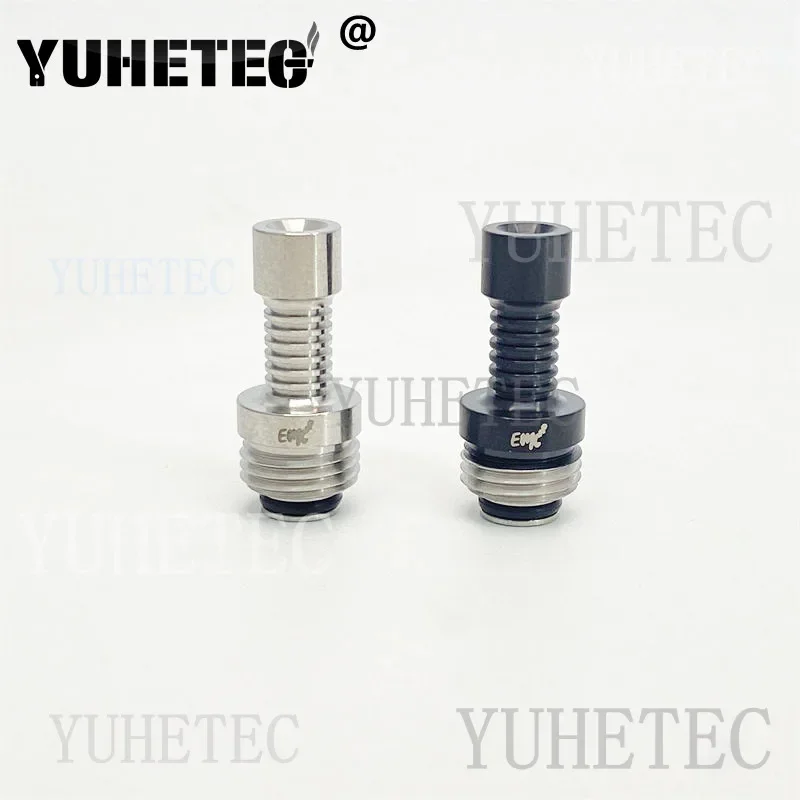 1PC Drip Tip mtl Stainless Steel for EMC Billet Box BB Interface Connector rda Machine Black White