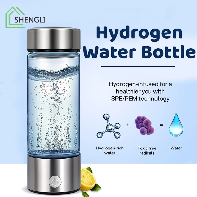 

Hydrogen-Rich Water Cup 3 Minutes Mode High Concentration Hydrogen Water Generator Portable Water bottle USB