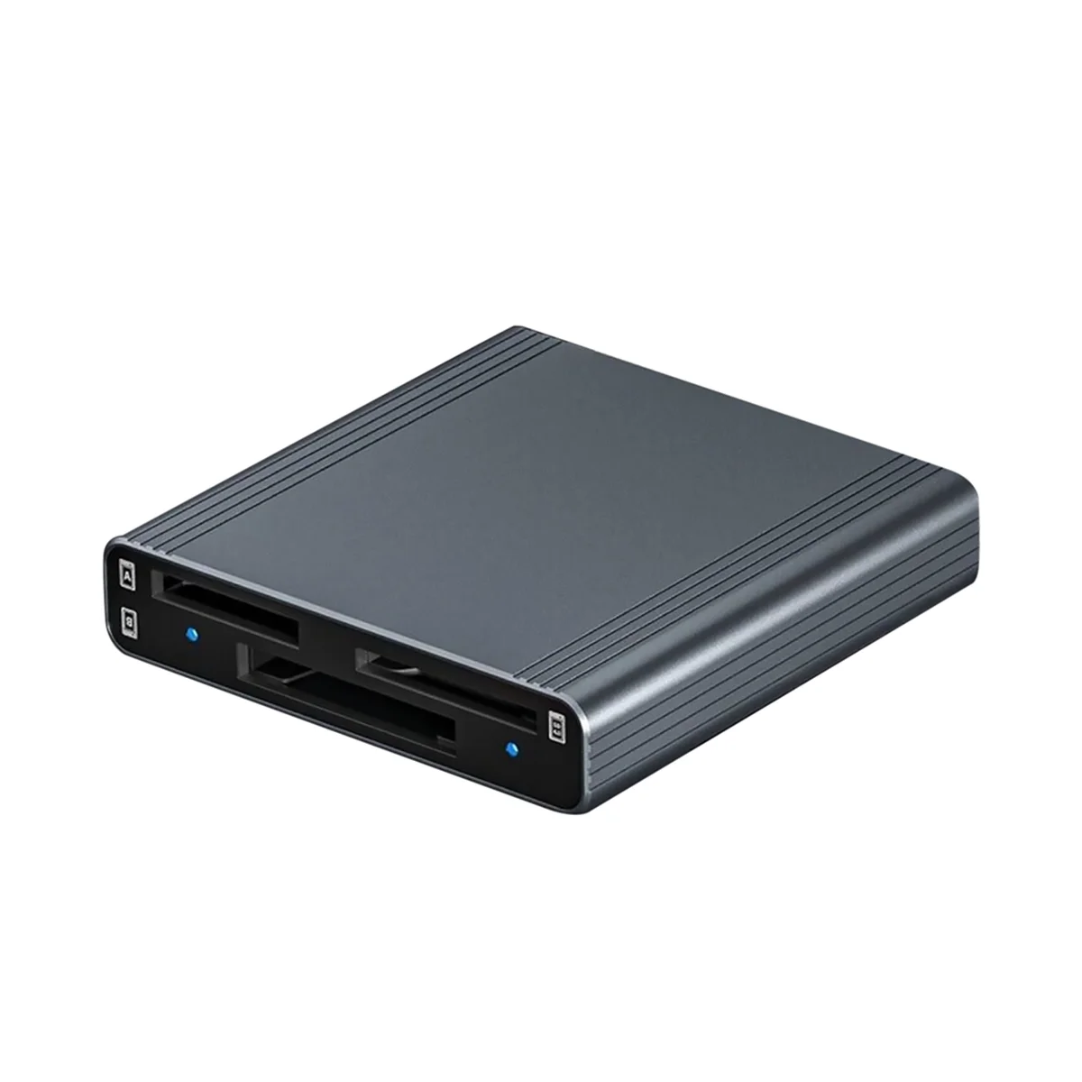 เครื่องอ่านการ์ด 3-in-1 สําหรับ CFexpress ประเภท A/ประเภท B/SD การ์ดหน่วยความจํา Dual Port สําหรับการถ่ายโอนข้อมูลพลังงานเสริม