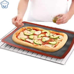 30X40cm Silicone Grill Mat Baking Tray Breathable Cookie Bread Mat Oven Microwave High Temperature Baking Kitchen Tools