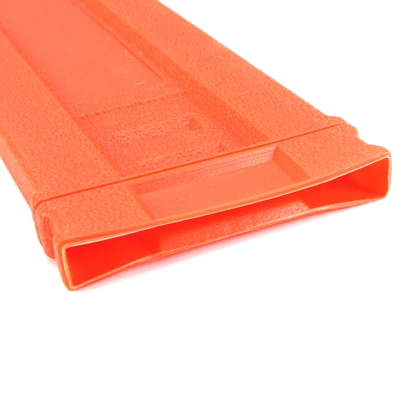 Orange Plastic Chainsaw Bar Scabbard Guard Fits Bars 8 to 12 Provides Functional Protection Against and Physical Wear