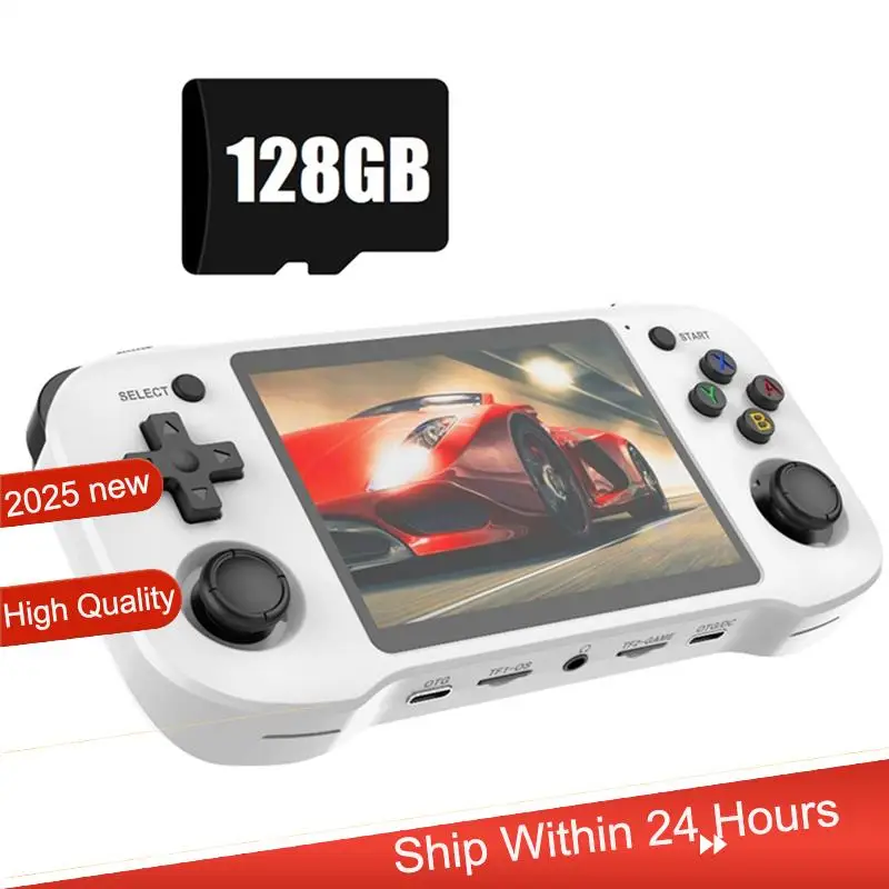 

~【A48T ГОРЯЧИЙ】Портативный игровой плеер R46H Портативная ретро игровая консоль 4,2-дюймовый экран 128G Хранение 20000+ игр поддерживает 10+ эмуляторов