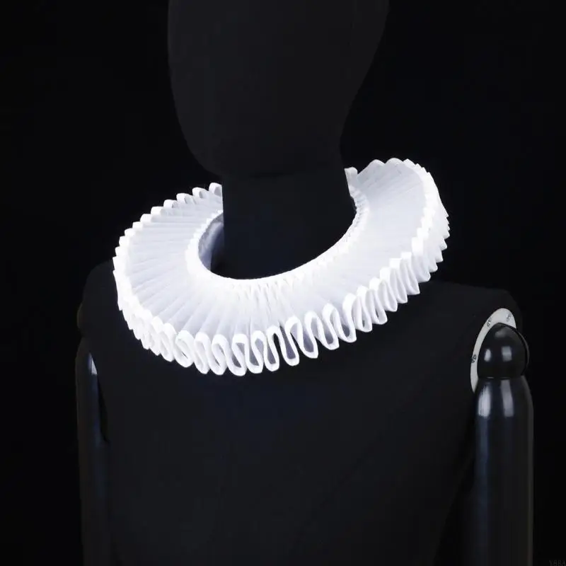 Y88A TIE COSPLAY COSPLAY RUFFLED ELIZABETHAN COSPLAY COSPLAY DRAMA PLAY DISCITITION SHIRT TWALAR