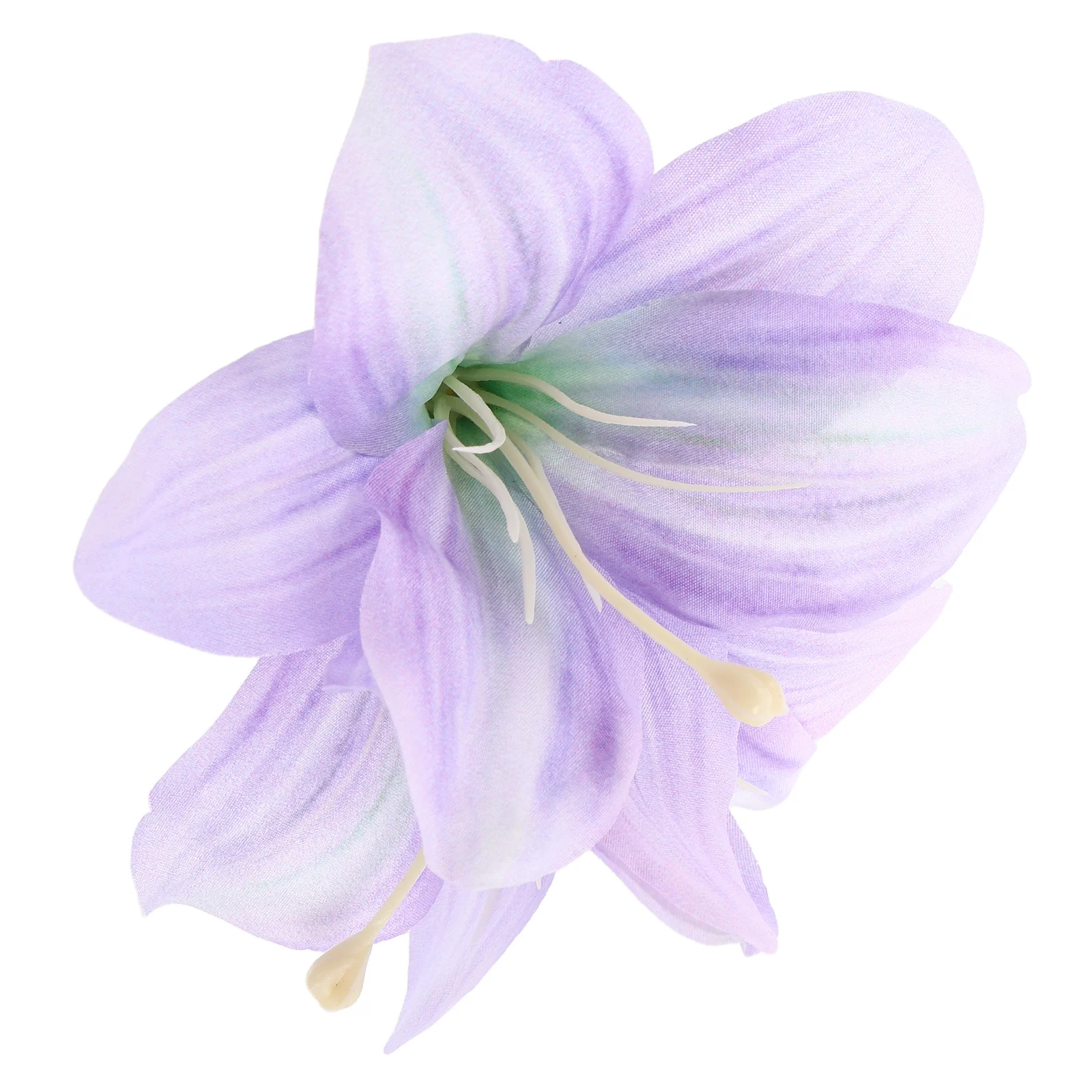 

Lily Flower Hairpin Women Accessories Beach Style Hair Clips Artificial Flowers Graceful Design Lightweight Portable Side Flower