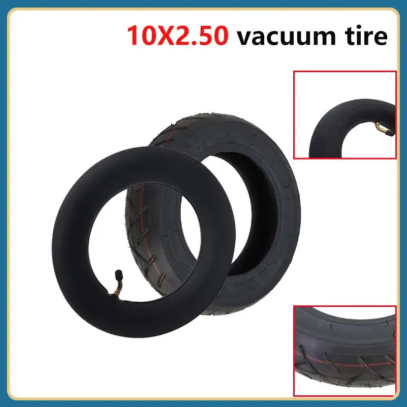 New 10-inch 10x2.50 explosion-proof vacuum tires are suitable for electric scooters off-road tubeless tires
