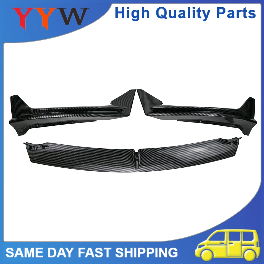 

3PCS Quality Car Front Bumper Chin Guard Trim Cover Modified Body Kit Diffuser For Tesla Model Y 2020-2024 Car Accessories