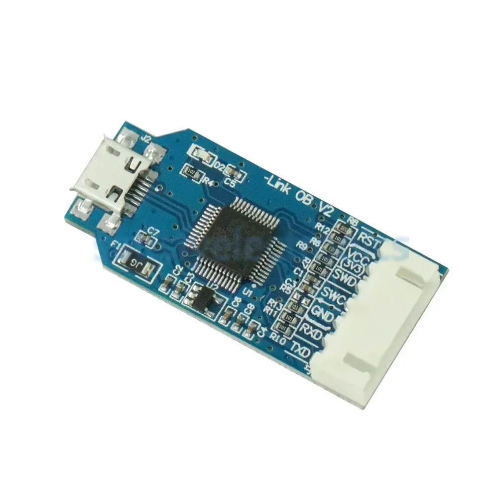 OB ARM Emulator Debugger Programmer Downloader Replace V8 SWD for Arduino J-Link with Micro USB Cable 4 Pin Jumper Wire NEW