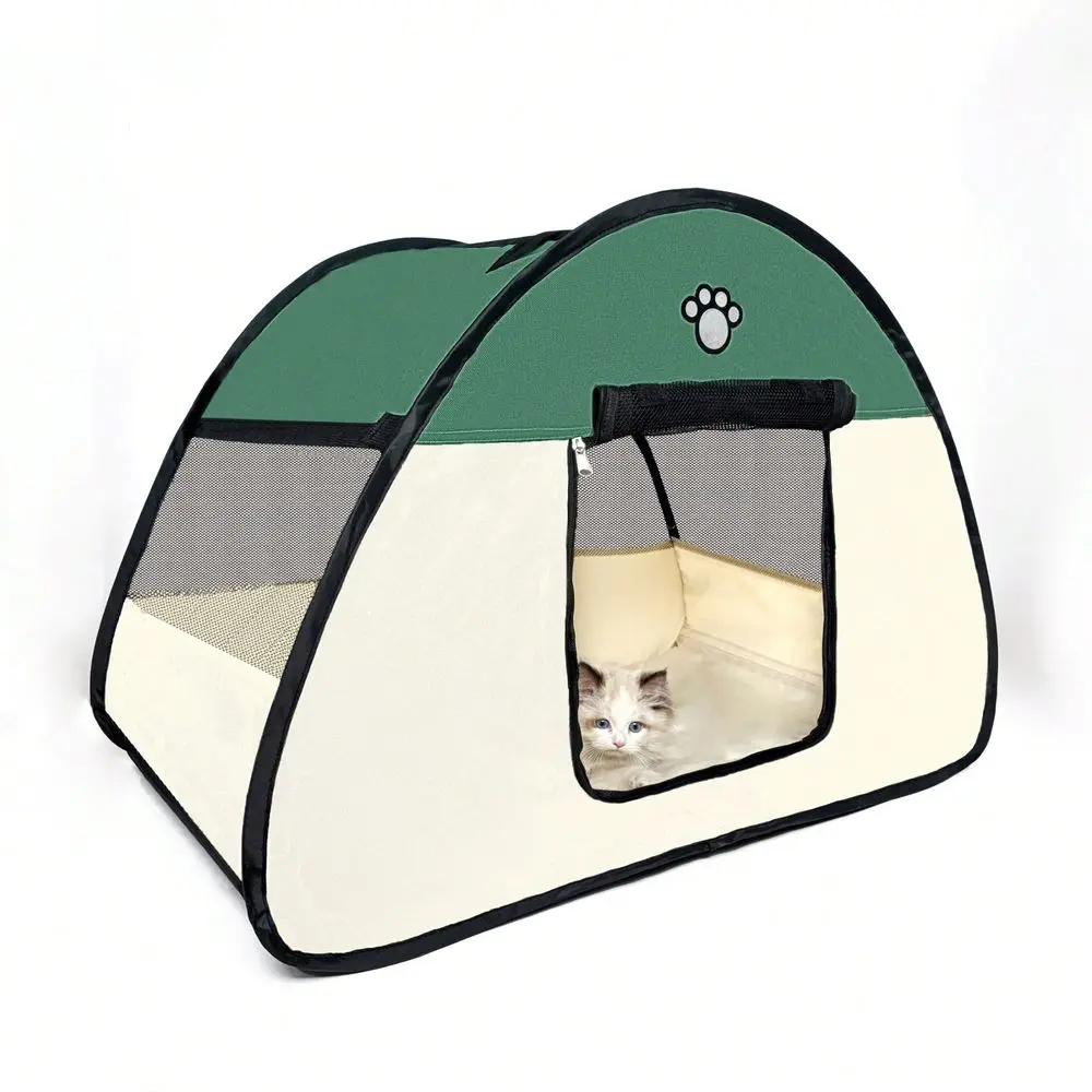 

Dog House Dog Kennel OutdoorPortable Pet Bed Cat Tent, 600D Waterproof Oxford Fabric Pet Birthing Isolation Nest, Outdoor Dog Ca