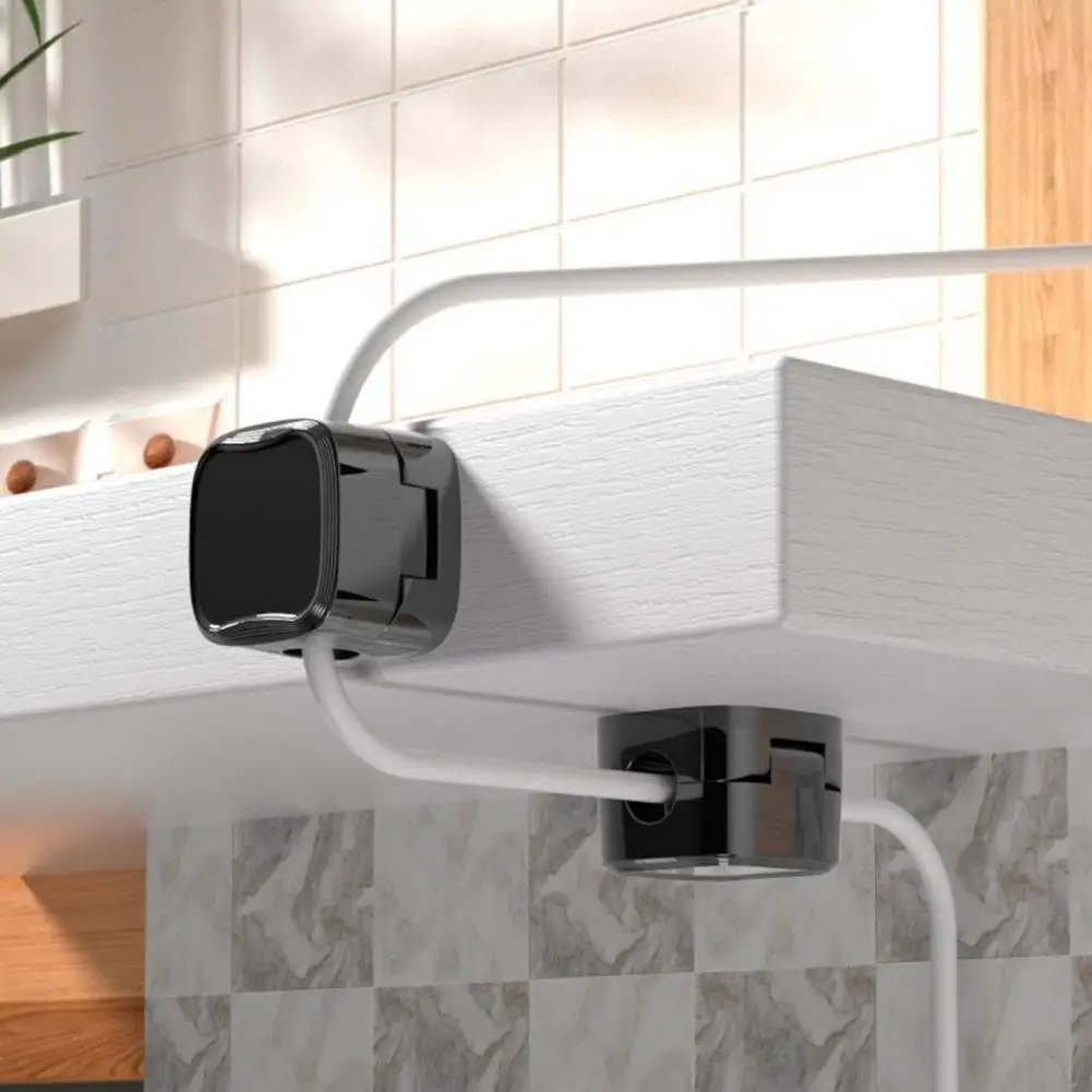 12 шт. магнитные зажимы для кабеля, держатель шнура, самоклеящийся шнур, блендер под стол, зажим для управления кабелями, держатель проводов, держатель, Органайзер