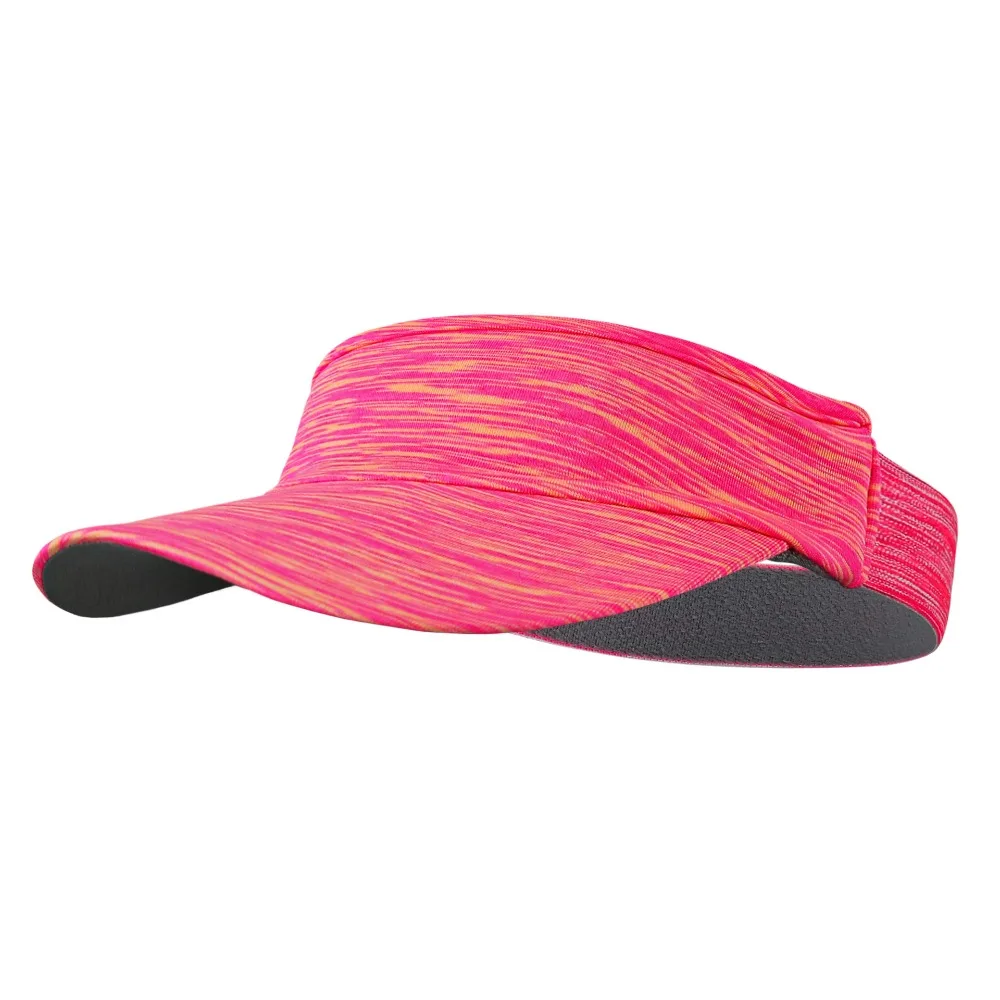 

Sweat Absorbent Empty Top Hat Quick Drying Breathable Topless Visor Cap Sun Protection Adjustable Sports Hat Women Men