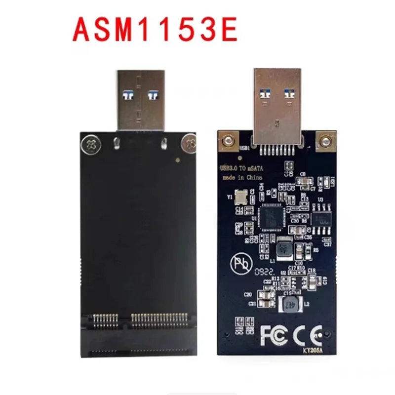For sizes 30 * 50 Msata to USB 3.0 Solid-State Drive to Mobile Hard Drive ASM1153E Chip Plug and Play