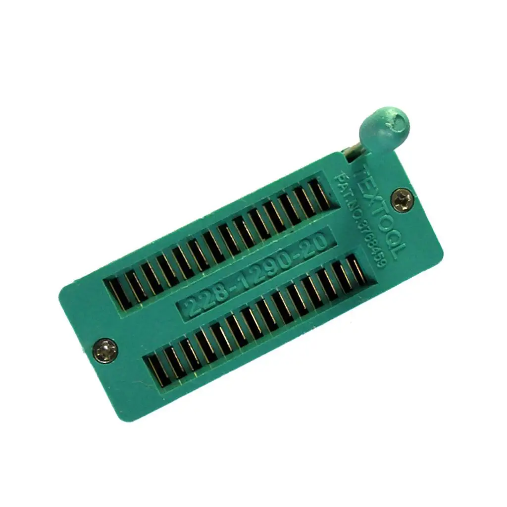 Zero Insertion Force IC Socket 28 Pin 2.0mm Pitch Connector for Circuit Board