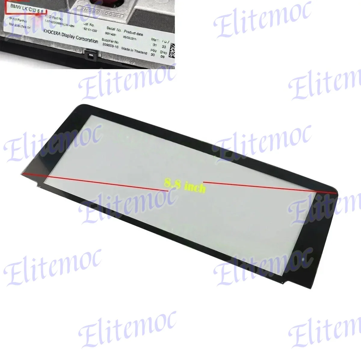 

3pcs 8.8" Digitizer Glass Panel For BMW LK CID 8.8 EVO F20 F21 F22 Radio Navigation Screen Replacement