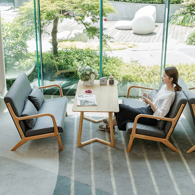 Negocjacja do sklepów z herbatą z tkaniny technologicznej stół i krzesło połączenie restauracji do sklepu odzieżowego z deserami w barze