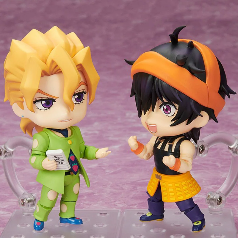 

10cm Jojo Bizarre Adventure Mini Figure Set #1685 Pannacotta Fugo Narancia Ghirga Figures #1684 Movable Figurine PVC Model Toys