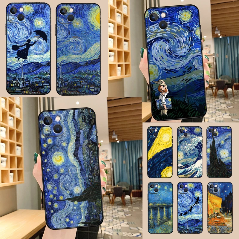 Van Gogh Starry Sky Case For Samsung Galaxy M06 M11 M31 M14 M34 M54 M12 M32 M52 M15 M13 M16 M36 M56 M53 M35 M55