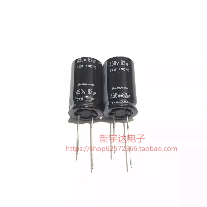 

10-100 шт. 450V82UF 18X30 Ruby TXW Высокочастотный долговечный оригинальный электролитический конденсатор 82UF 450V