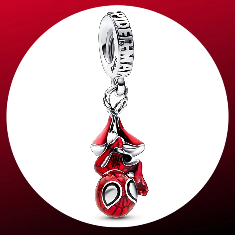 Marvel Spider Man 925 Sterling Silver Charm Super Hero Bead Fit 925 Original Pandora  Bracelet For Women Pendant Charms Jewelry