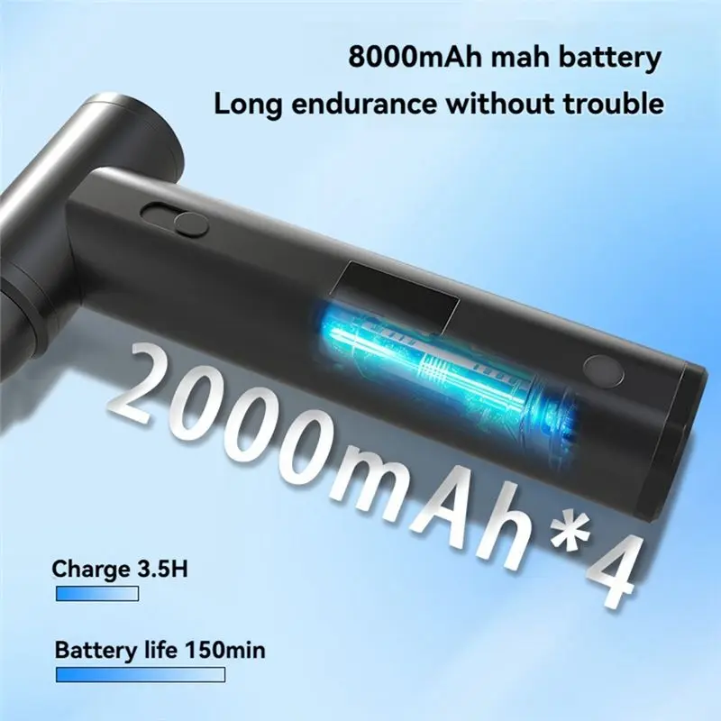 Innovative Electric Air Duster Brushless Jet Fan Handheld Compressed Air Duster LED Display Brushless Jet Fan