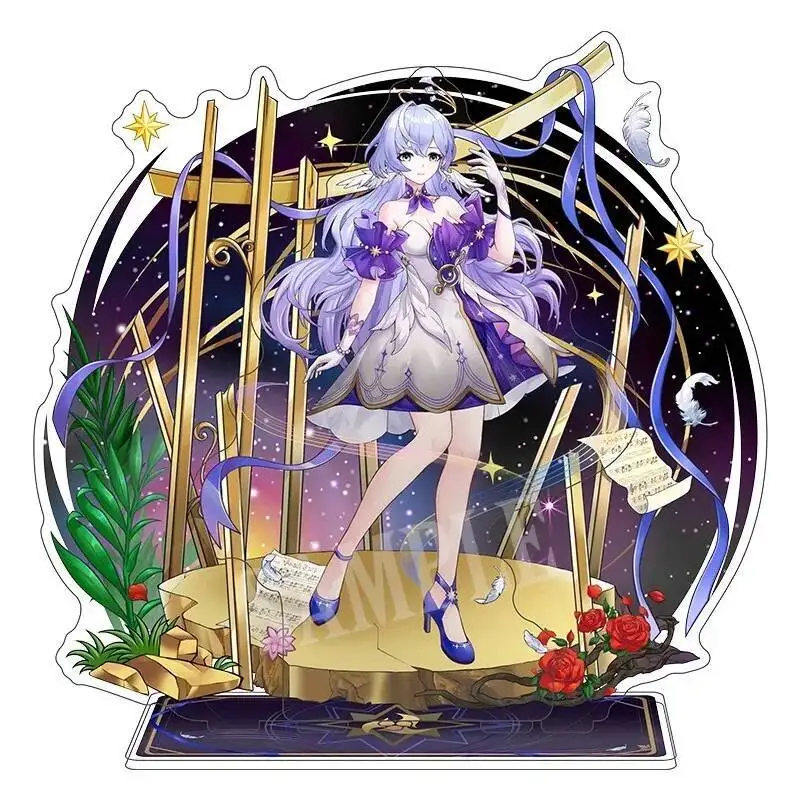 Gra Honkai: Star Rail Cosplay Acheron Firefly Sparkle Black Swan Robin Dwustronna Akrylowa Podstawka Kolekcjonerska Prezent