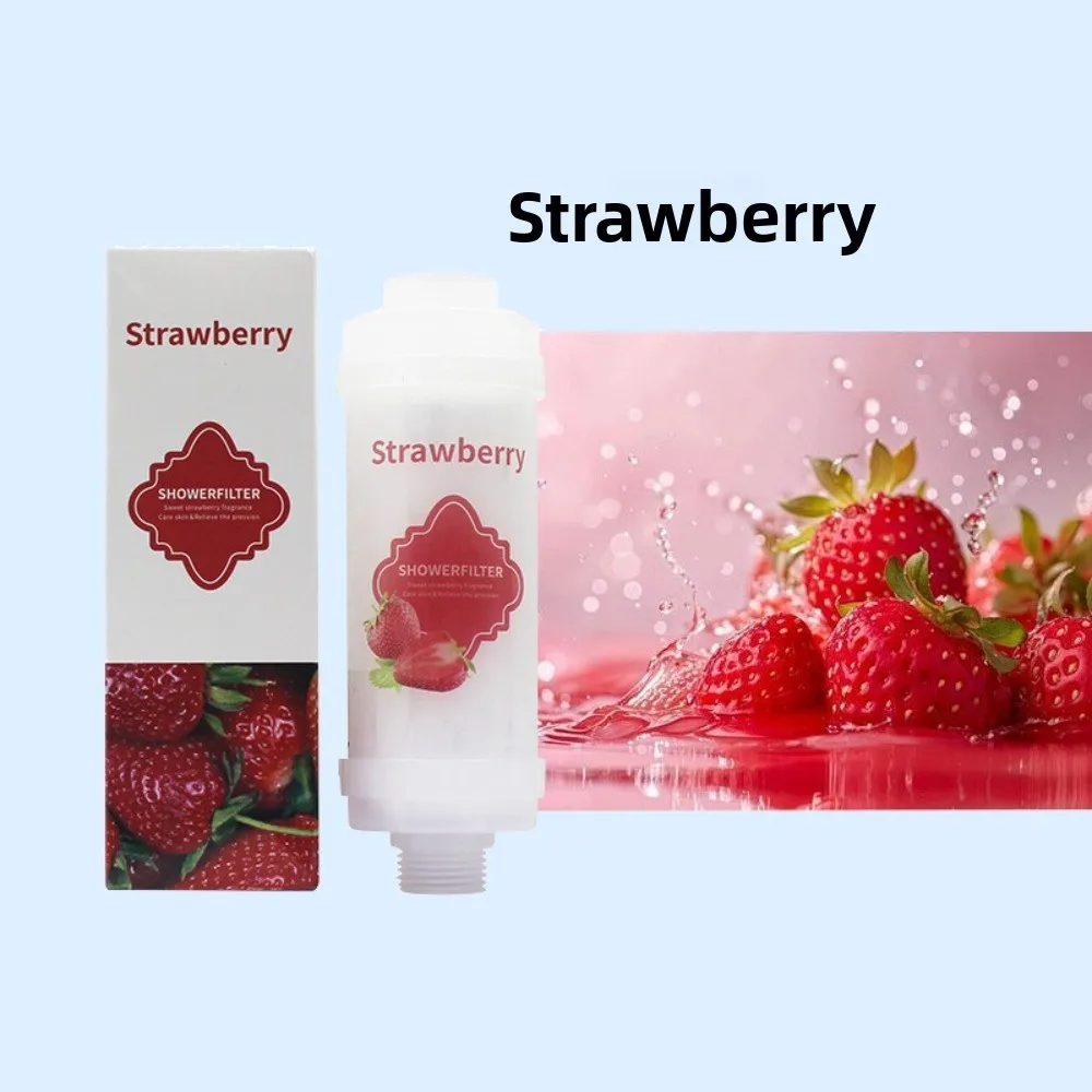 Lavender Shower Head Water Filter Dechlorination Mixed with Vitamin C Perfume Water Filter Filter Impurities Anti-scaling