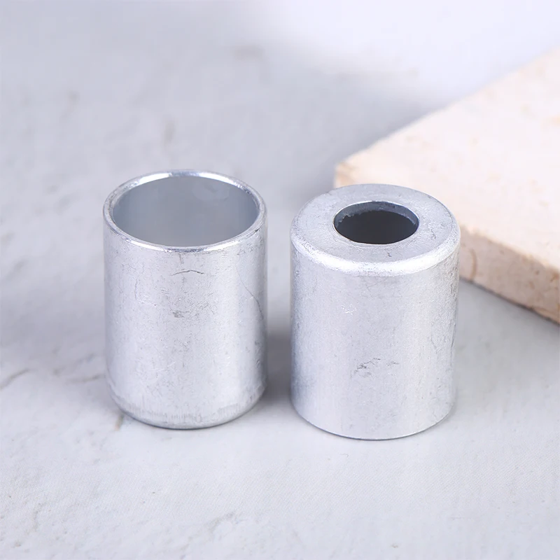 [YY35]【xxx】10Pcs Aluminum Ferrules Pipe Joint Fitting Sleeve 16mm 20mm 24mm 26mm Hole Dia. Car A/C Hose Crimp Sleeves R12 R134a