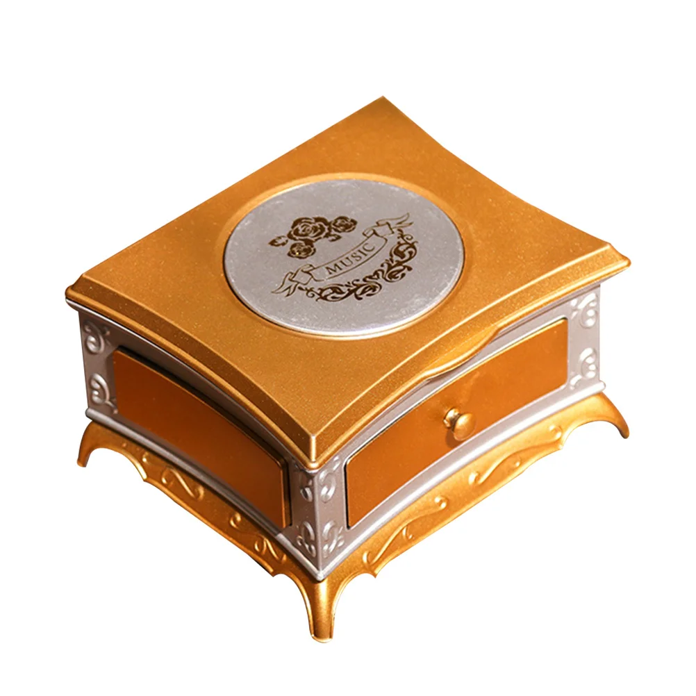 

Music Jewelry Box Silver White Rotating Ballerina Design For Necklace Bracelet Storage Home Decor Gift Christmas Musical