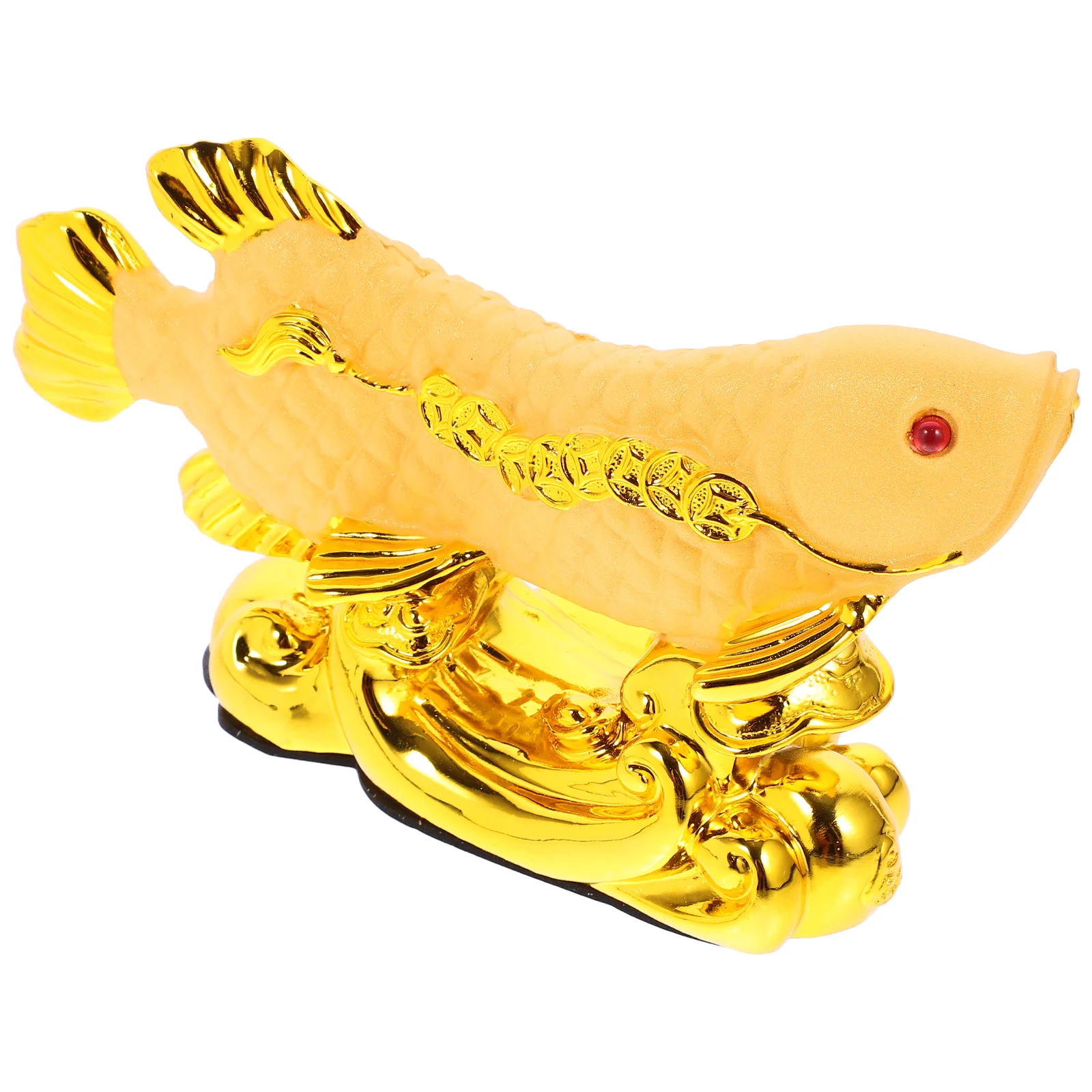 

Ornament Decorative Outdoor Office Resin Fish Sculpture Statue Car Money