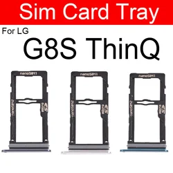 SIM Card Tray For LG G8S ThinQ G8X SIM Card Reader Sim Tray Holder Sim Slot Replacement Parts