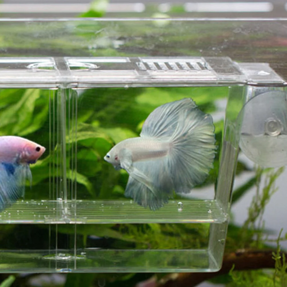 

Fish Fry Box Incubator for Aquarium Tank Spawning Nest Accessories Ornamental Plastic