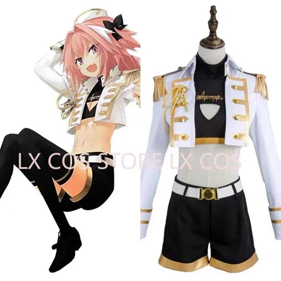 Unisex Anime Cos Fate/Grand Order FGO Astolfo Cosplay Costumes Outfit Halloween Christmas Uniform Custom Size